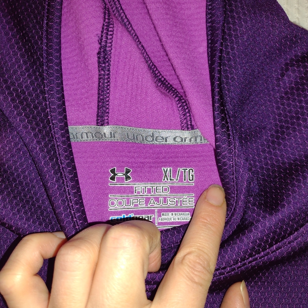 Purple athletic pullover - Picture 2 of 4